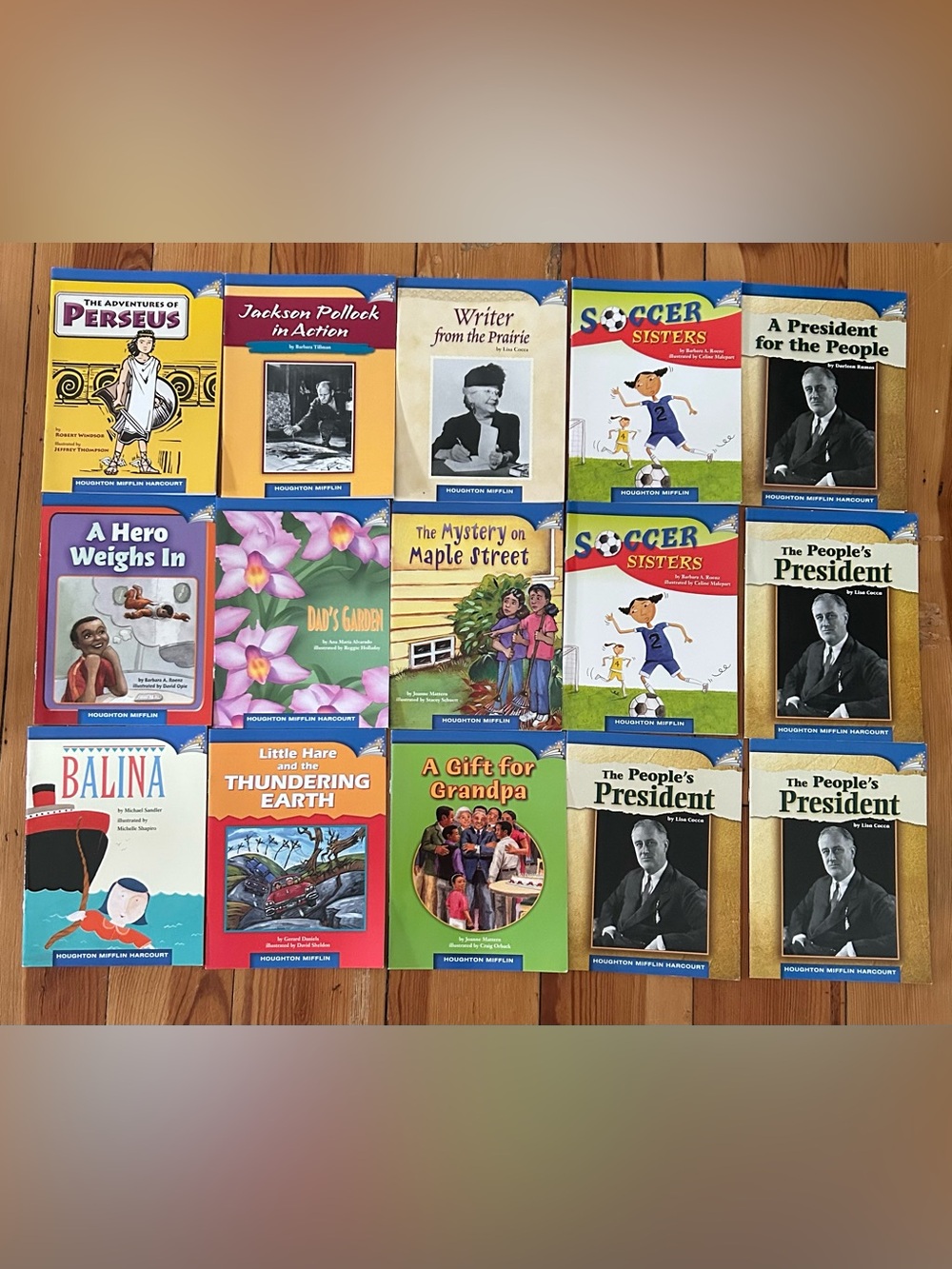 Houghton Mifflin Harcourt 4th Grade Leveled Readers (Lot of 15 Books)